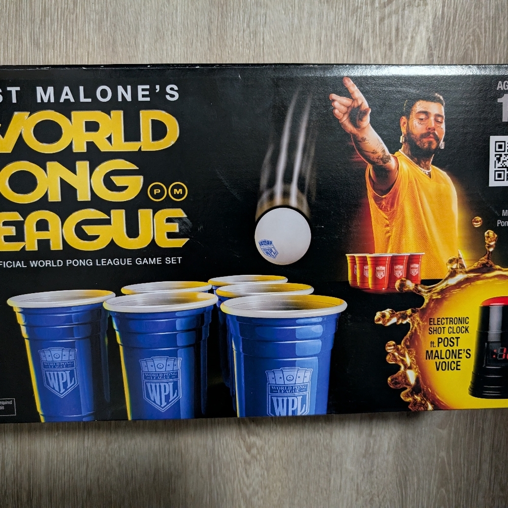 Post Malone, World Pong League Party Game